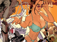 Lara Croft Comics Wallpaper
